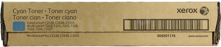 Тонер-картридж XEROX WCP C2128/2636/3545 голубой (006R01176/006R01281) brown box