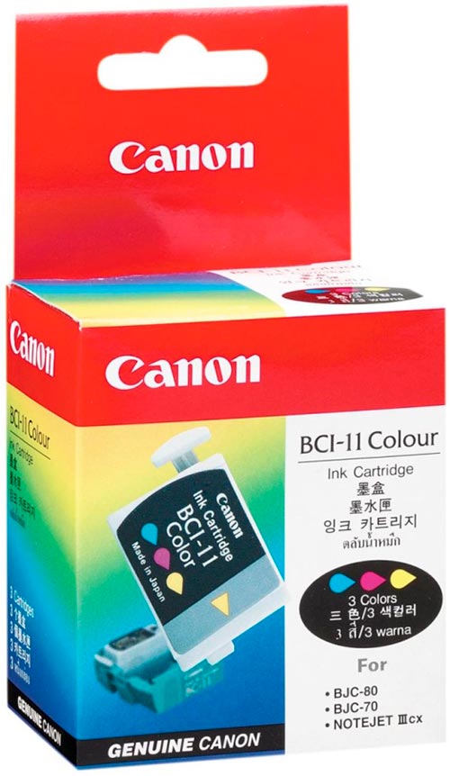 Картридж CANON BCI-11 color (BJC-50/70-80) 3шт/уп