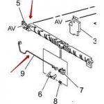 Направляющая в сборе XEROX WC 7120 (054K42090/054K42091/054K42093/054K42092)