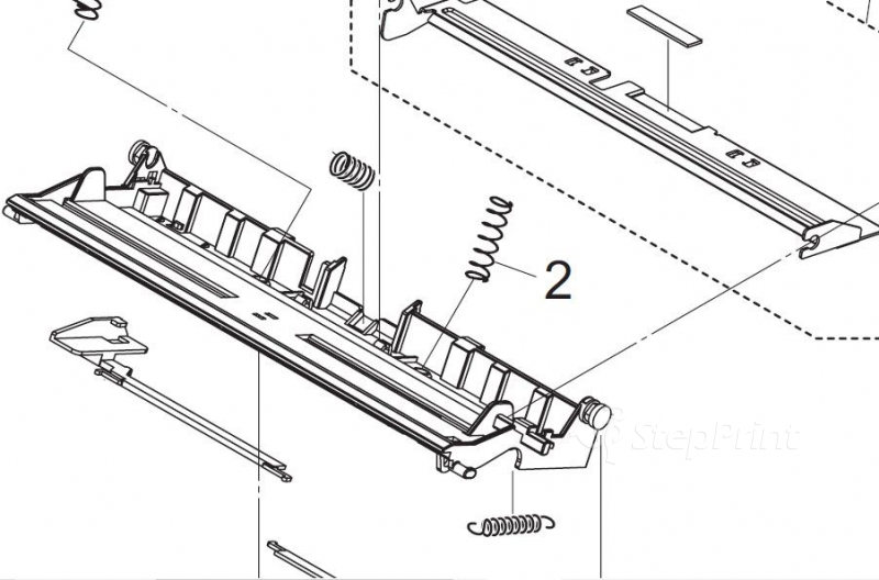 Деталь KYOCERA SP BOTTOM MPF L 2F908270