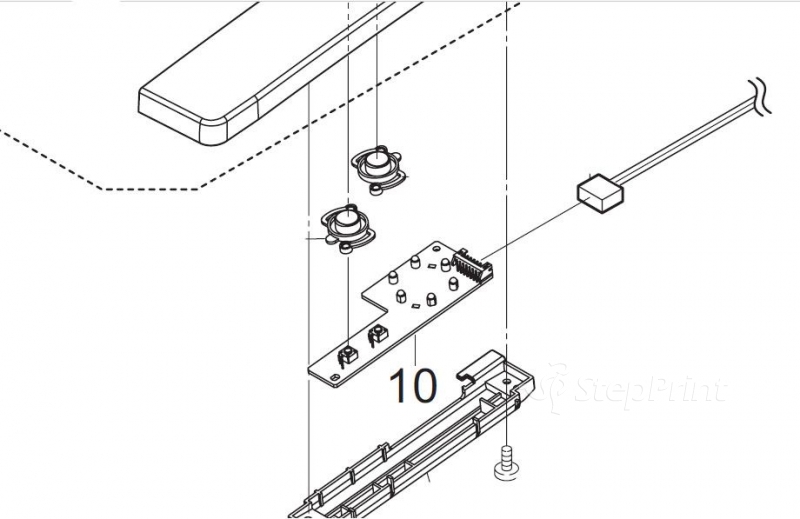 Плата панели управления Kyocera 2HS01030 P.W.B BOARD ASSY PANEL