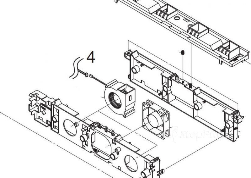 Провод вентилятора Kyocera 2K046370 WIRE FAN MOT DLP/LSU