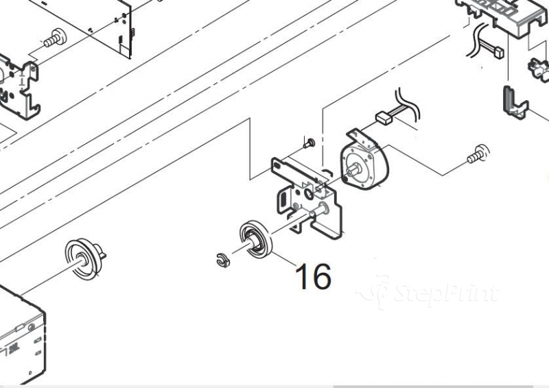 Шестерня мотора сканера Kyocera 2K394370 PARTS GEAR Z18-Z63R SP