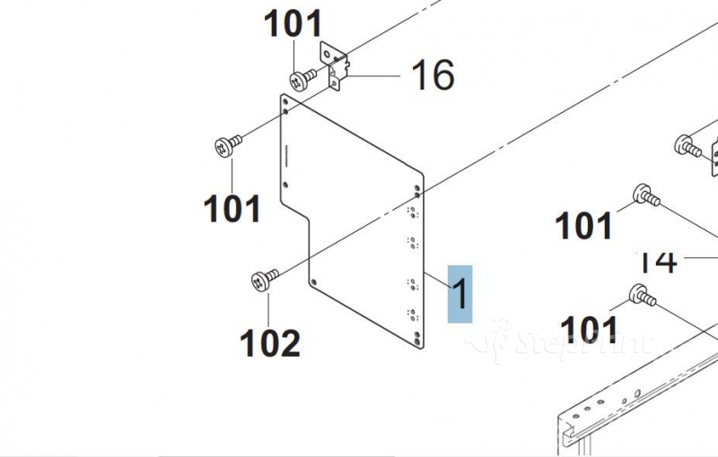 Высоковольтная плата Kyocera 2NG94250 PARTS HIGH VOLTAGE UNIT SP