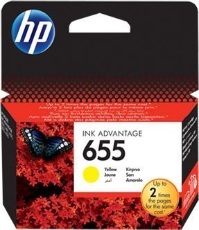 Картридж HP 655 струйный желтый (600 стр)