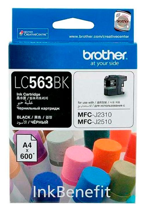 Картридж Brother LC563BK MFCJ2510/2310